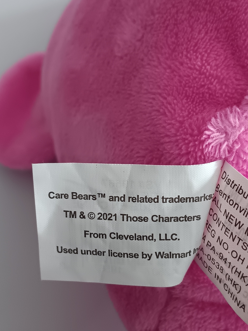Care Bears Mini Pillow My Life As Cheer Bear Pink Plush Pillow 2021 - Picture 4 of 4